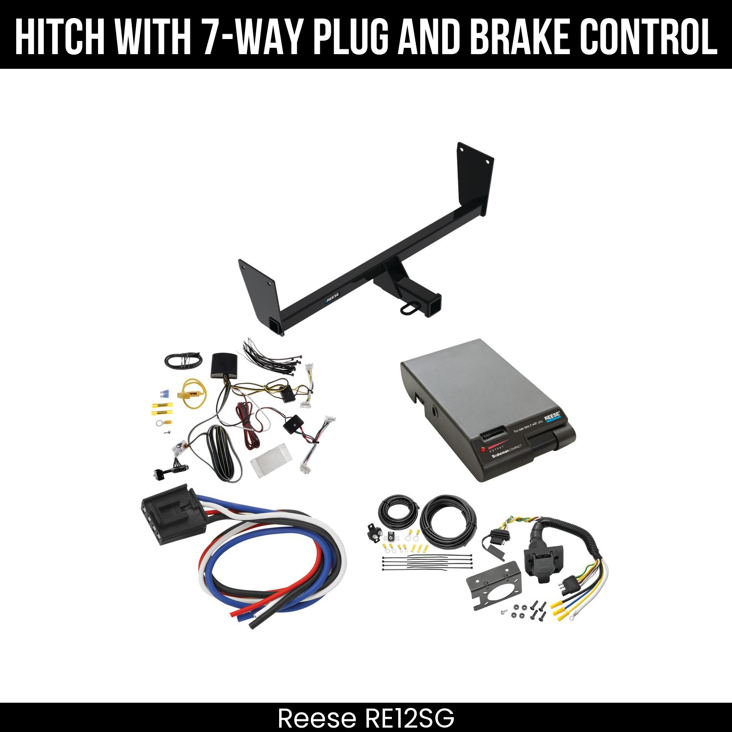 Trailer Hitch , 7-Way , Reese Brakeman Brake Control