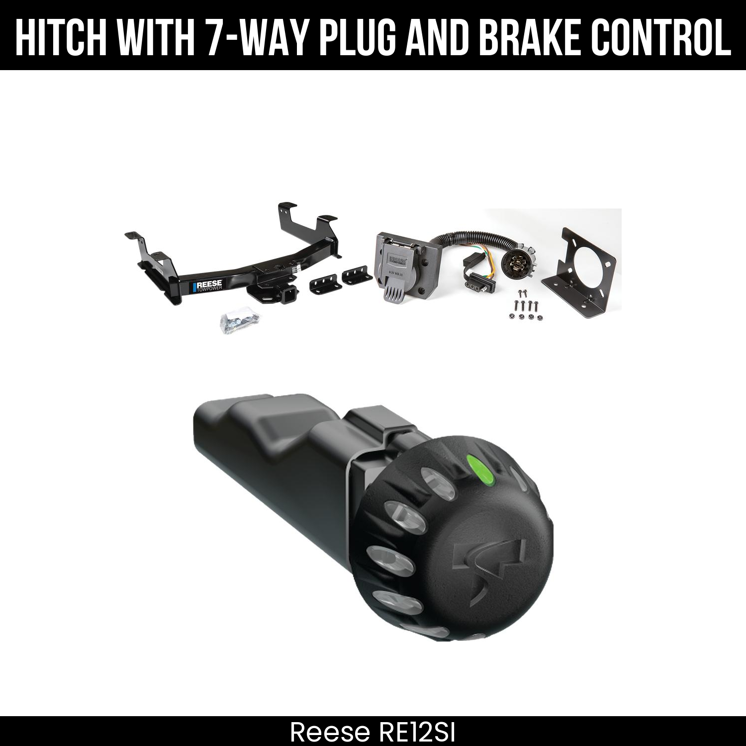 Trailer Hitch , 7-Way , Tekonsha Voyager iD Smart Brake Control