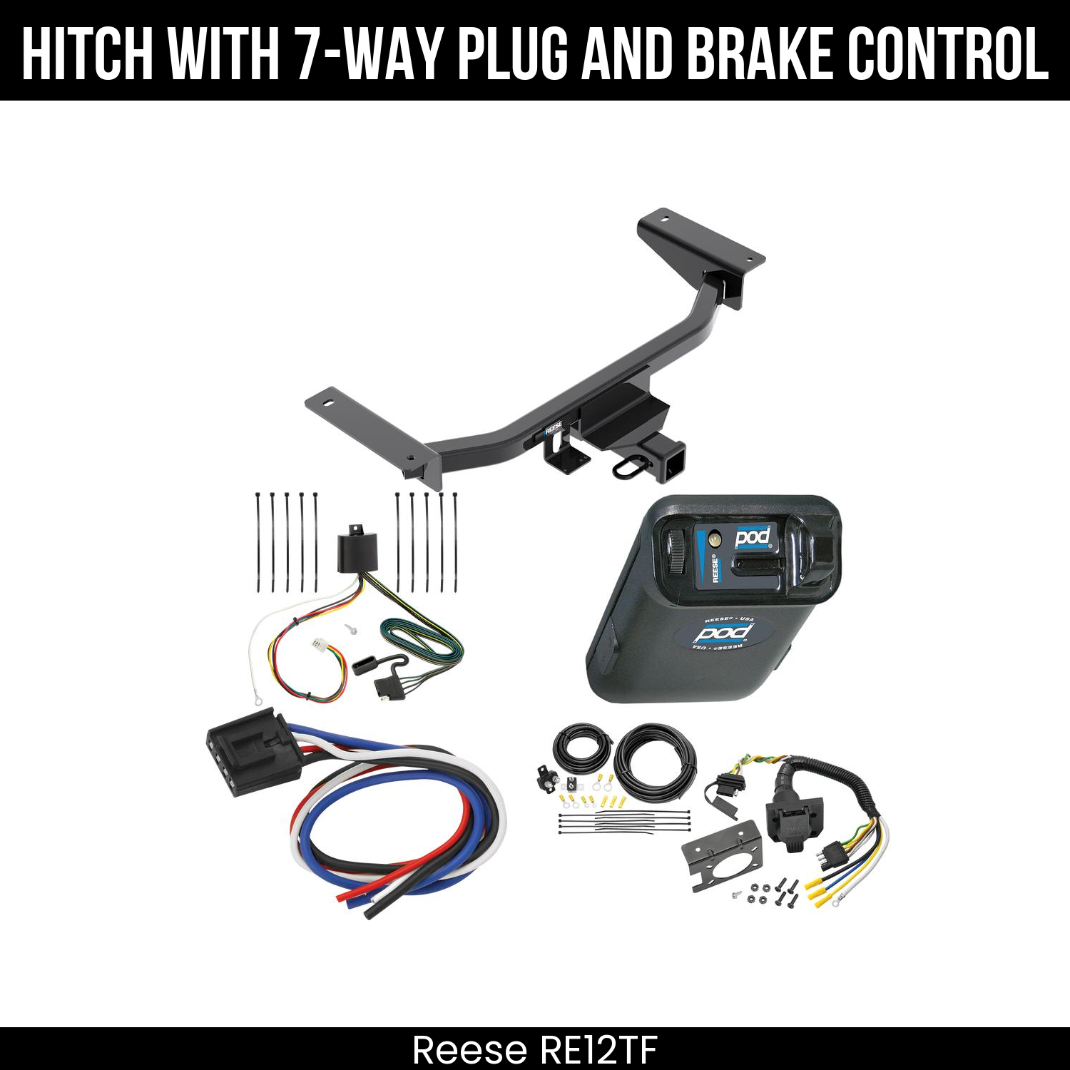 Trailer Hitch , 7-Way , Reese POD Brake Control
