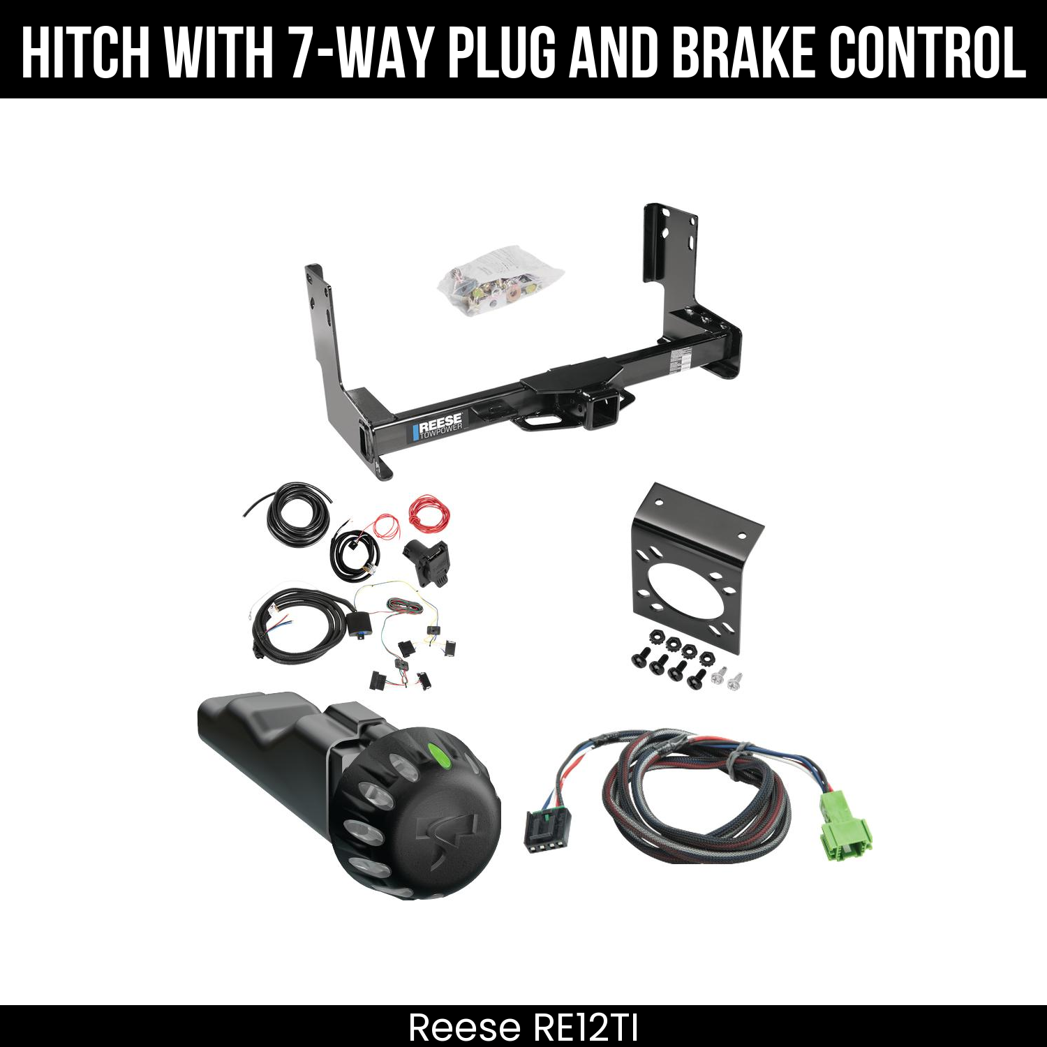 Trailer Hitch , 7-Way , Tekonsha Voyager iD Smart Brake Control