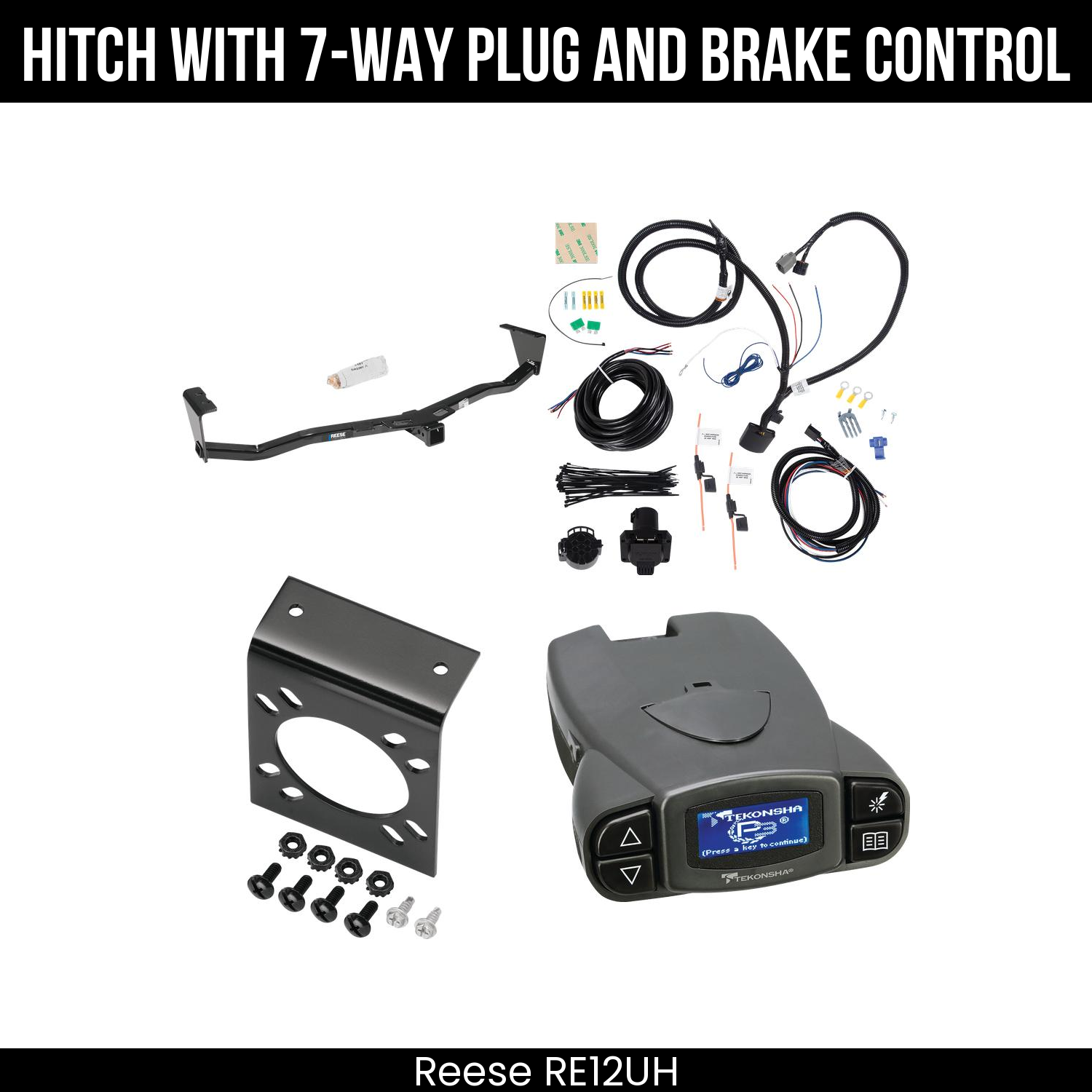 Trailer Hitch , 7-Way , Tekonsha Prodigy P3 Brake Control