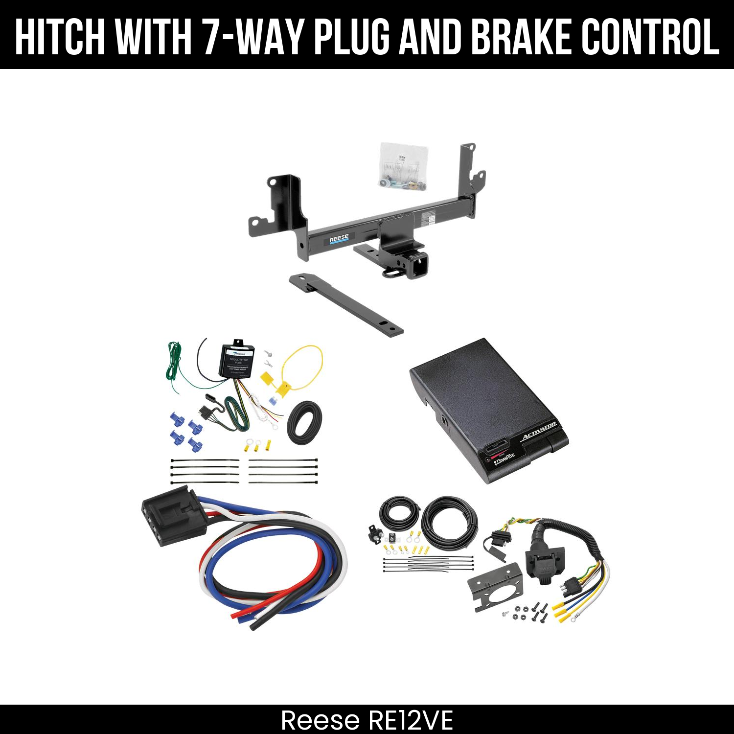 Trailer Hitch , 7-Way , Draw-Tite Activator Brake Control