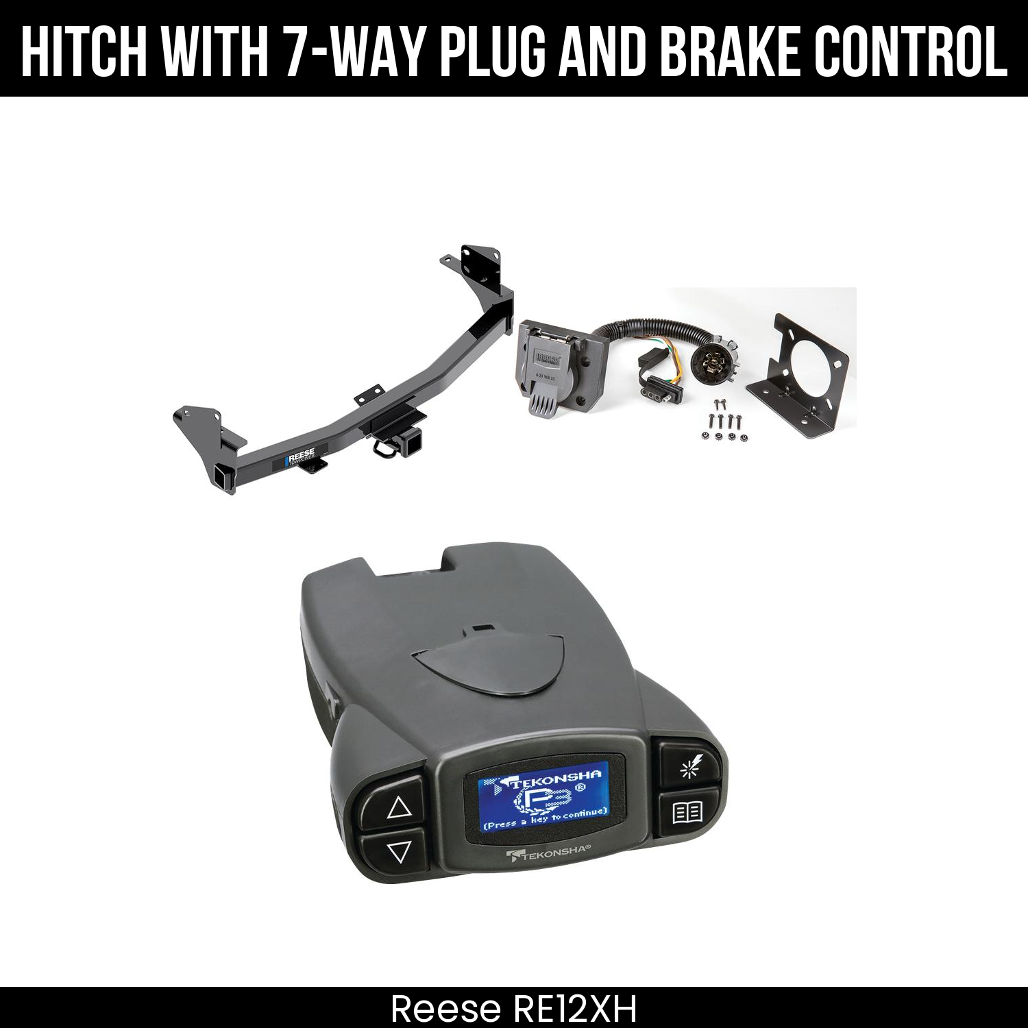 Trailer Hitch , 7-Way , Tekonsha Prodigy P3 Brake Control