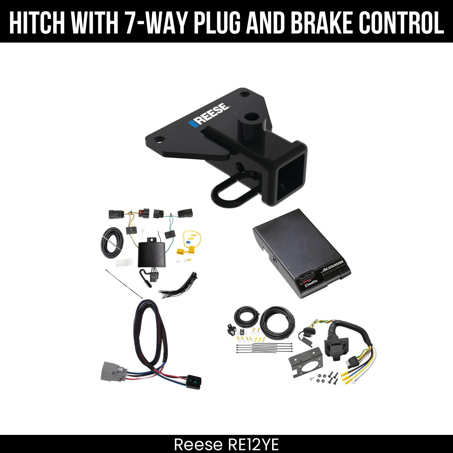 Trailer Hitch , 7-Way , Draw-Tite Activator Brake Control