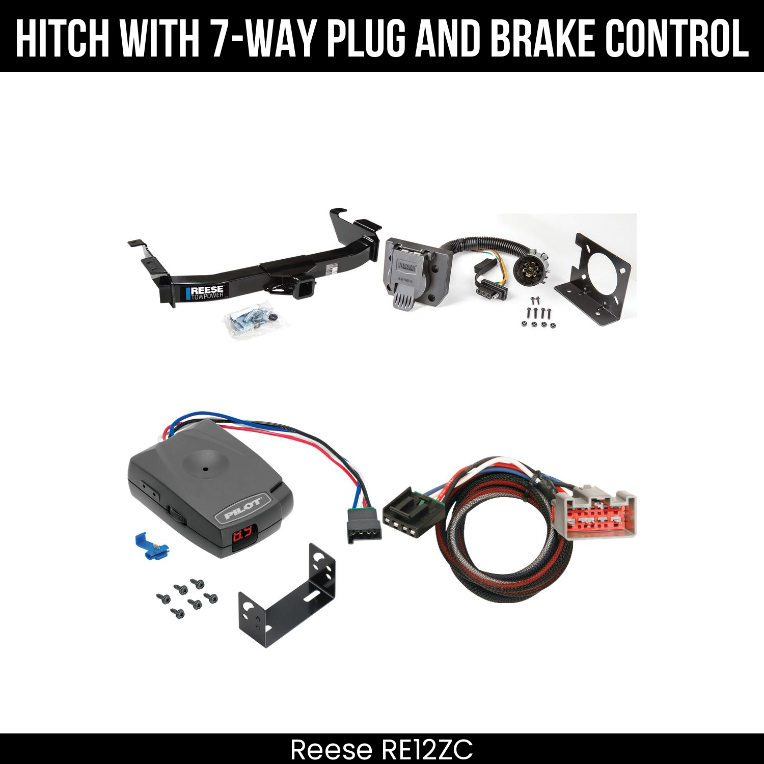 Trailer Hitch , 7-Way , Pro Series Pilot Brake Control
