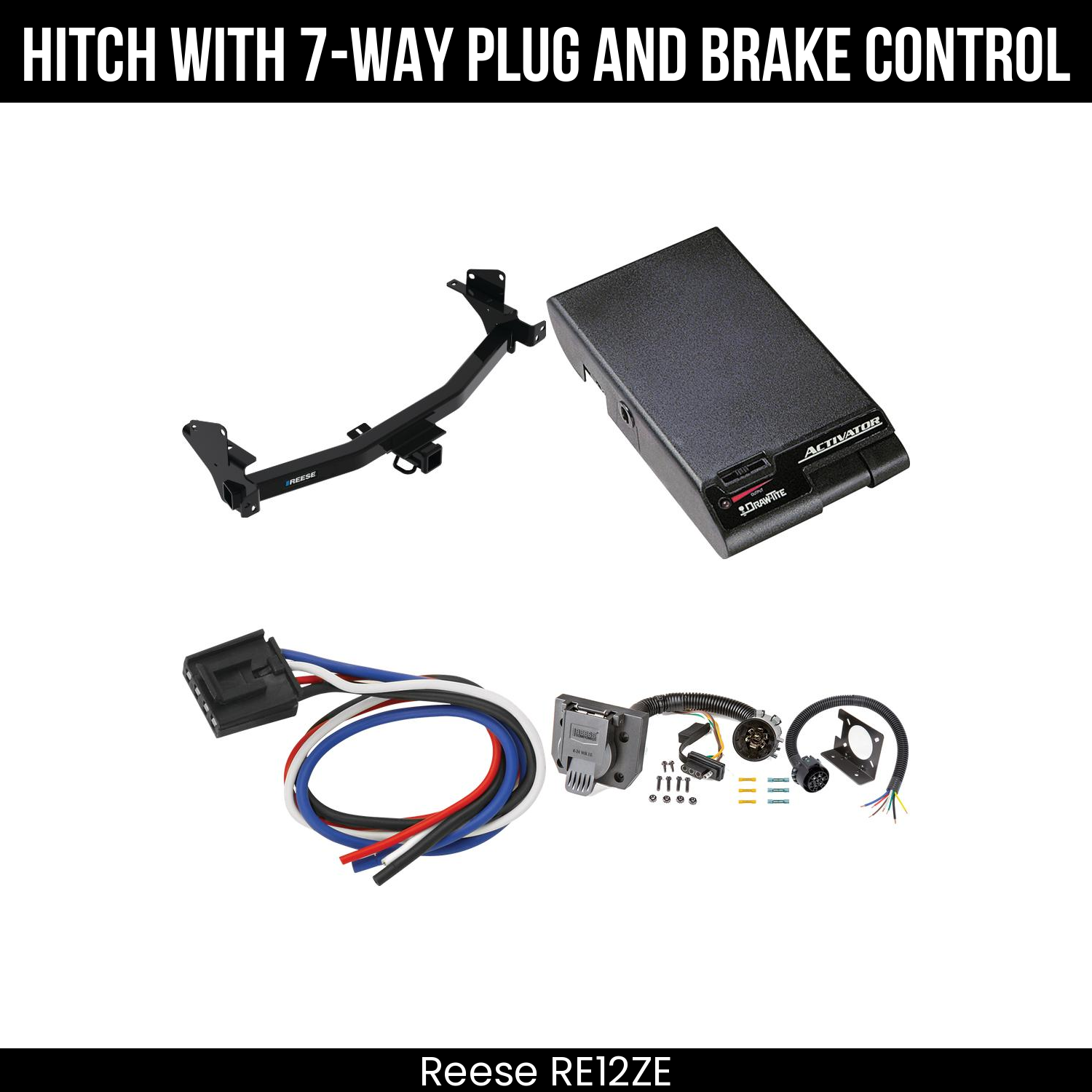 Trailer Hitch , 7-Way , Draw-Tite Activator Brake Control