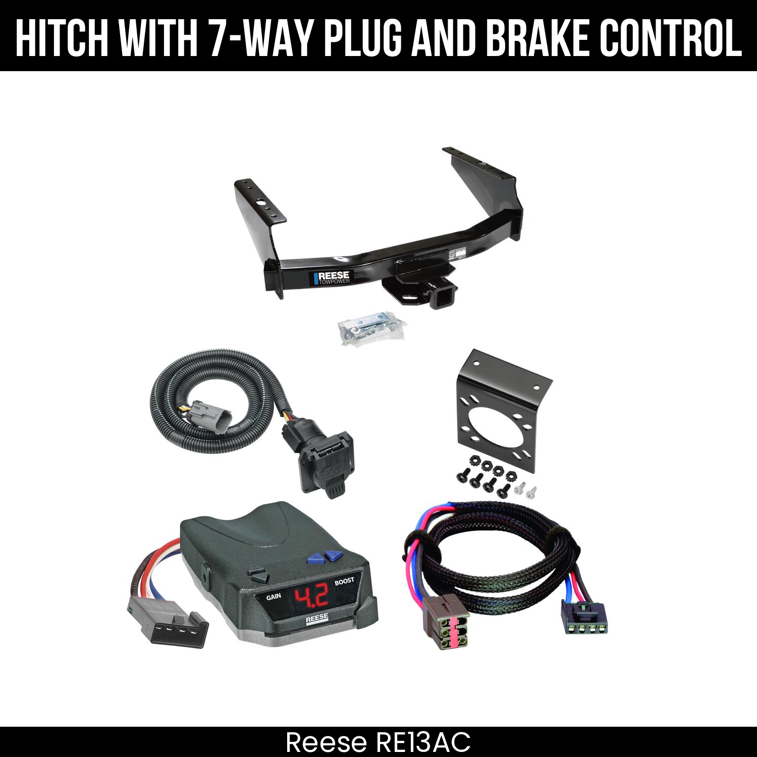 Trailer Hitch , 7-Way , Reese Brake EVN Control