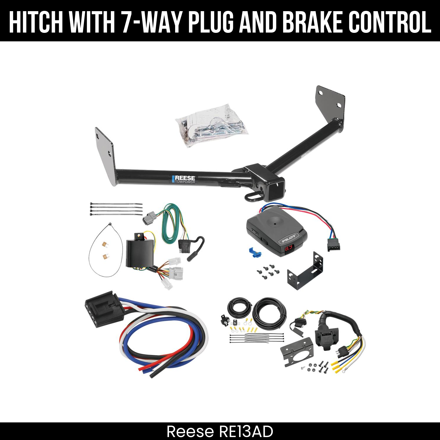 Trailer Hitch , 7-Way , Pro Series Pilot Brake Control