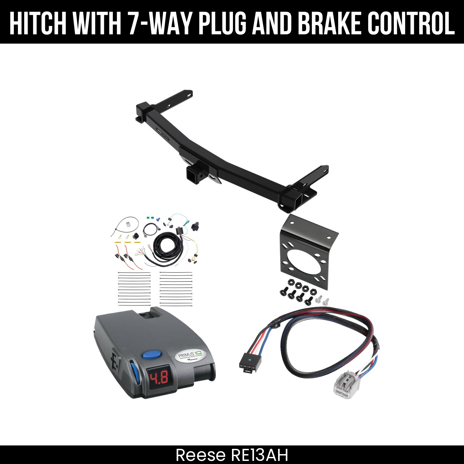 Trailer Hitch , 7-Way , Tekonsha Primus IQ Brake Control