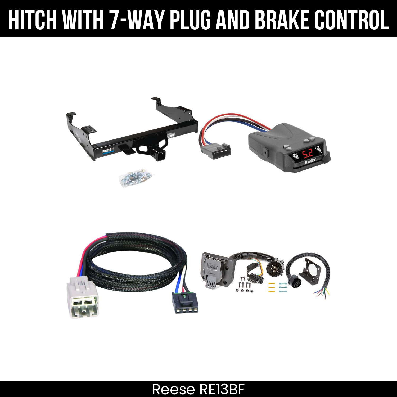 Trailer Hitch , 7-Way , Draw-Tite Activator IV Brake Control