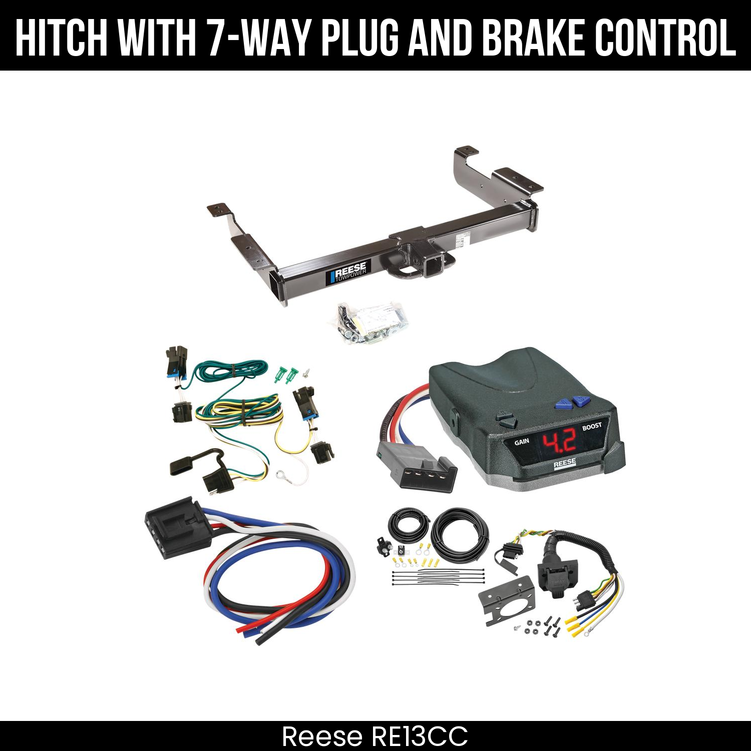 Trailer Hitch , 7-Way , Reese Brake EVN Control
