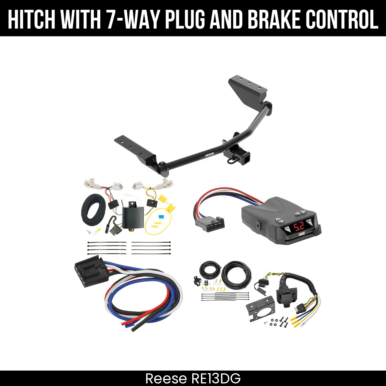 Trailer Hitch , 7-Way , Reese Brakeman IV Brake Control