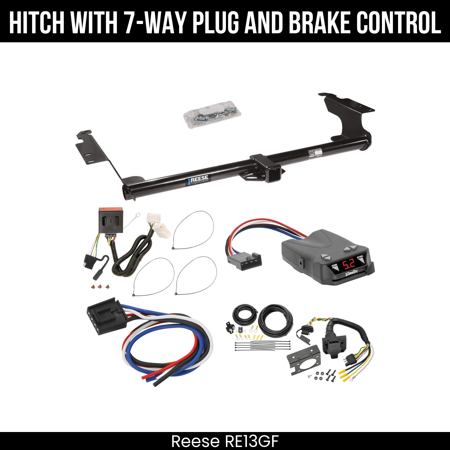 Trailer Hitch , 7-Way , Draw-Tite Activator IV Brake Control