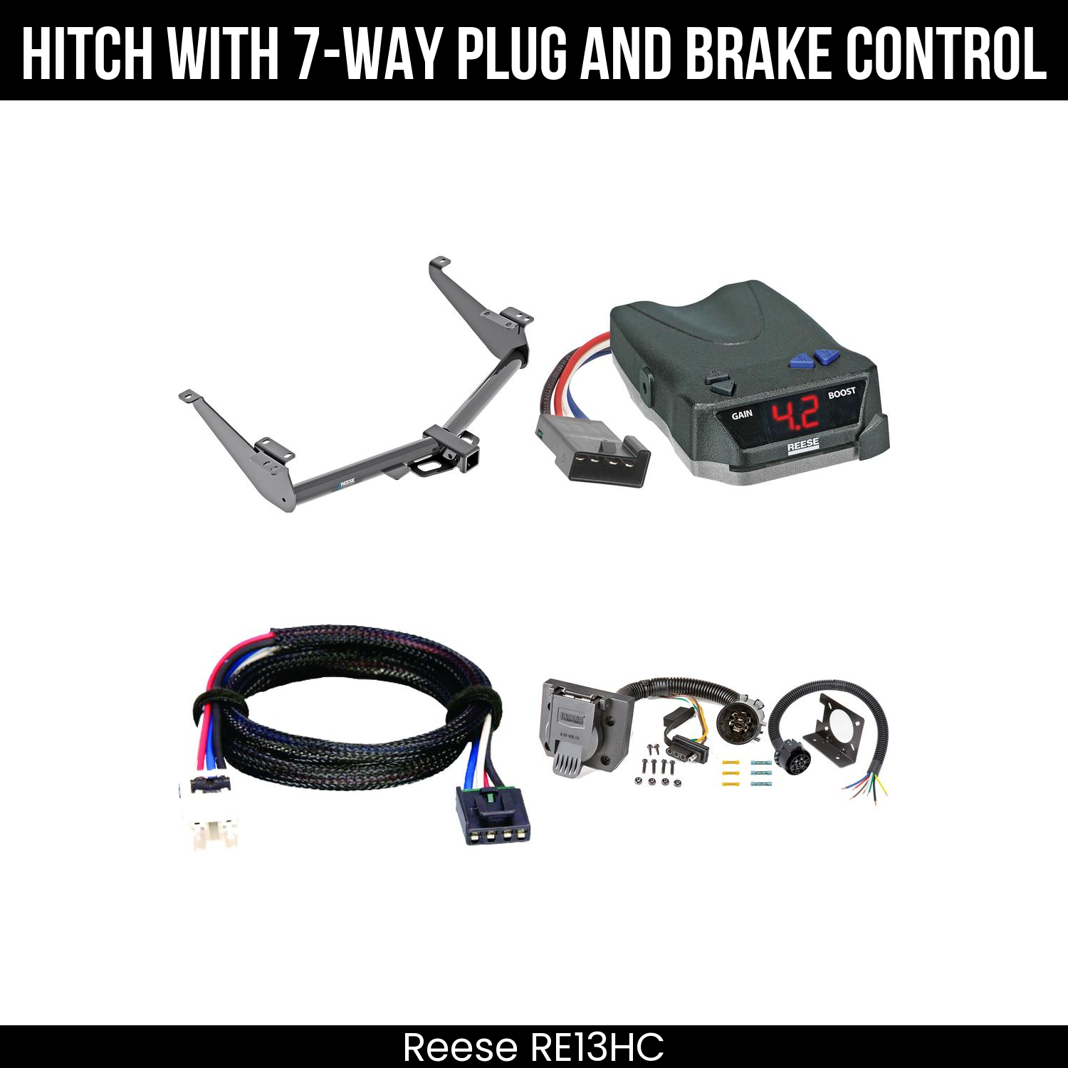 Trailer Hitch , 7-Way , Reese Brake EVN Control