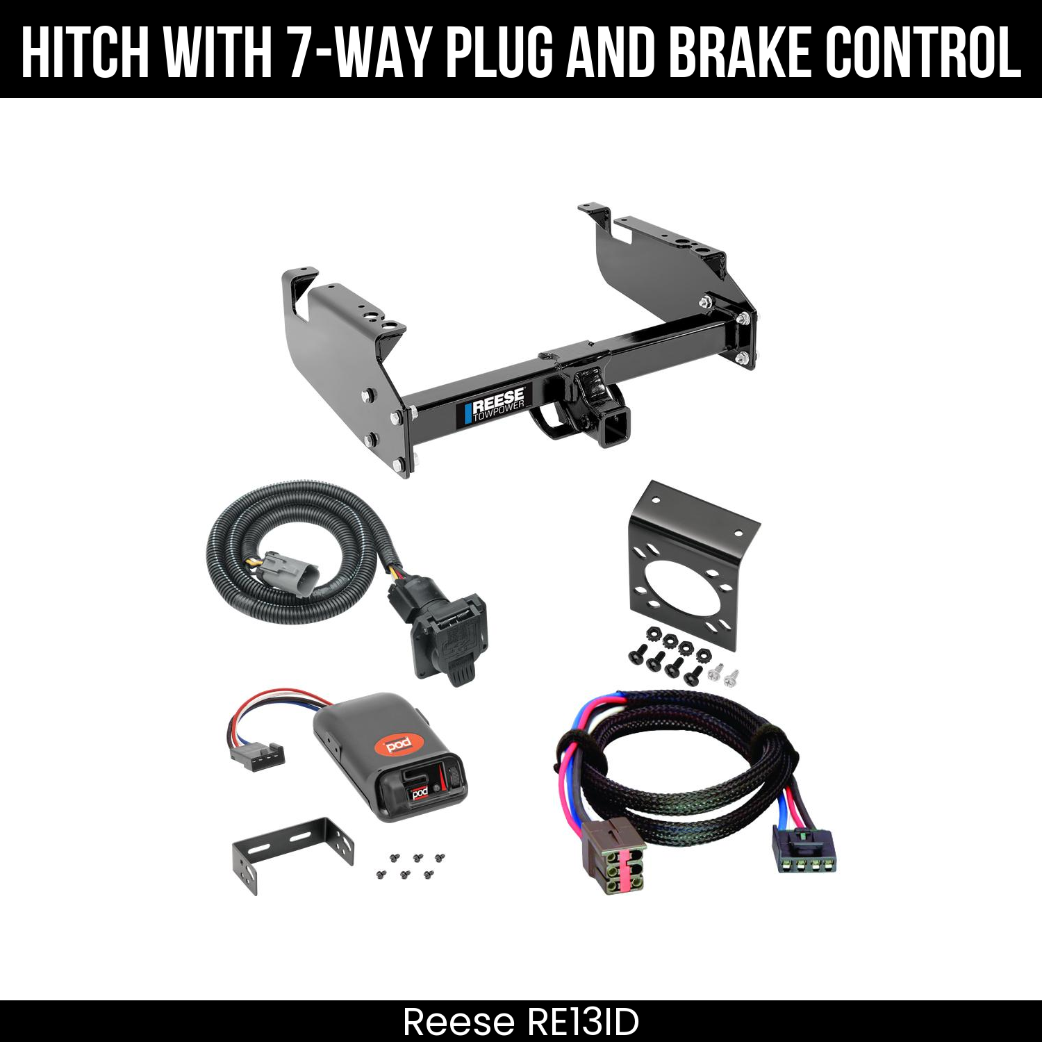 Trailer Hitch , 7-Way , Pro Series POD Brake Control