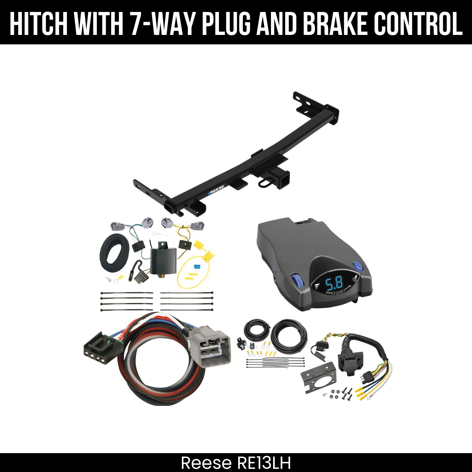 Trailer Hitch , 7-Way , Tekonsha Prodigy P2 Brake Control