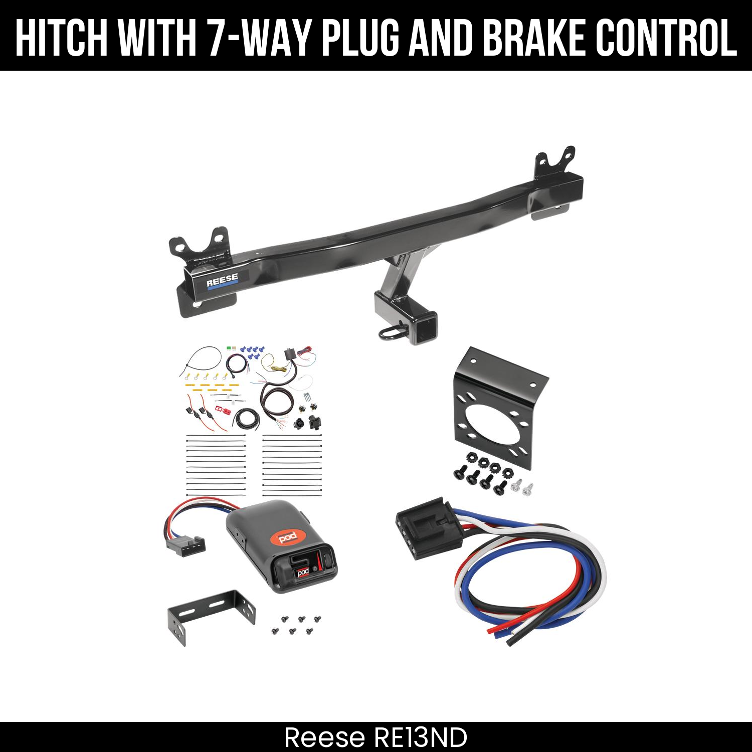 Trailer Hitch , 7-Way , Pro Series POD Brake Control