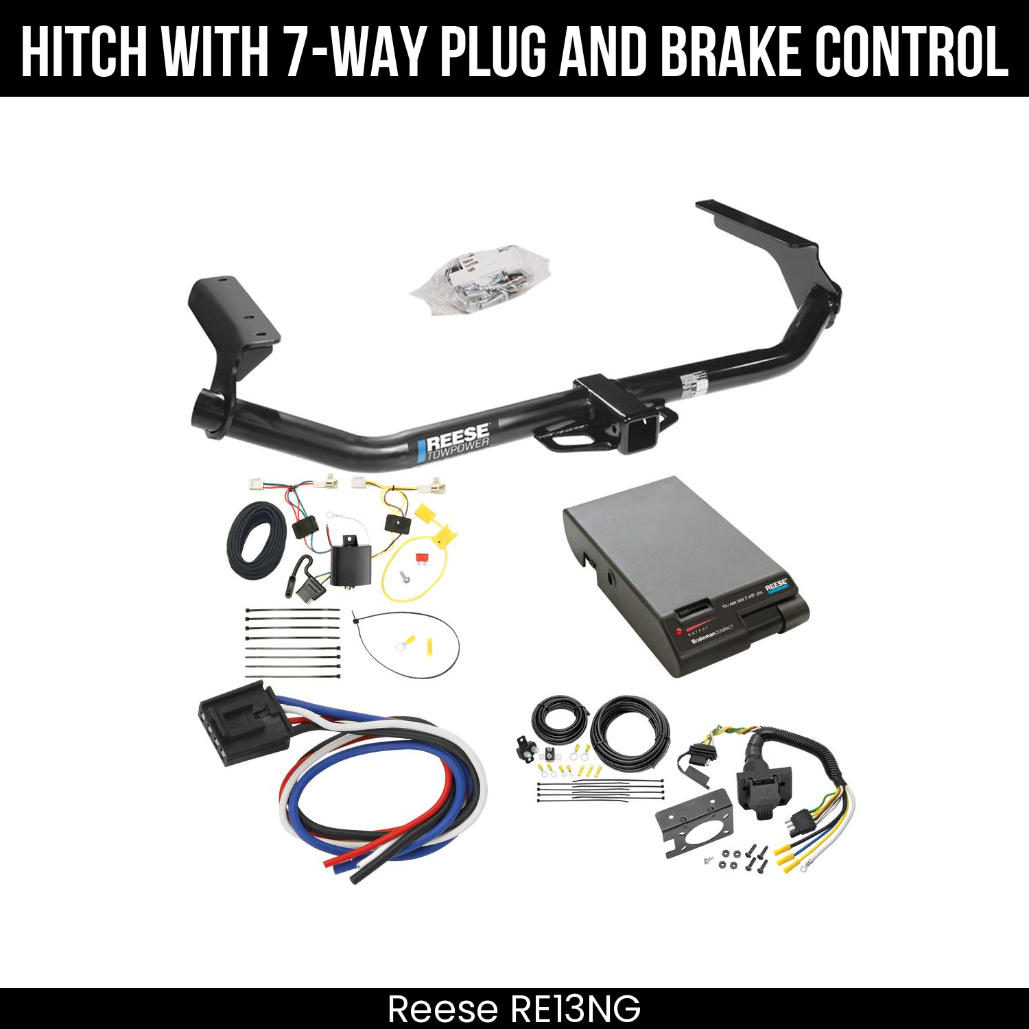 Trailer Hitch , 7-Way , Reese Brakeman Brake Control