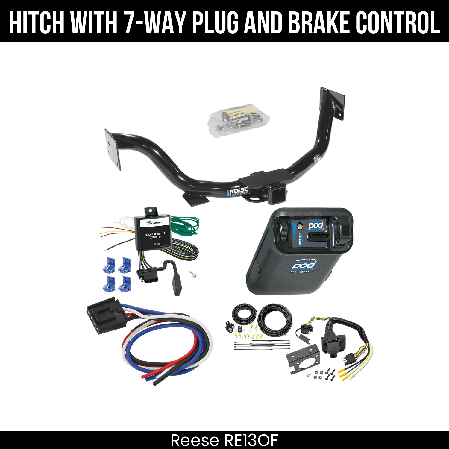 Trailer Hitch , 7-Way , Reese POD Brake Control