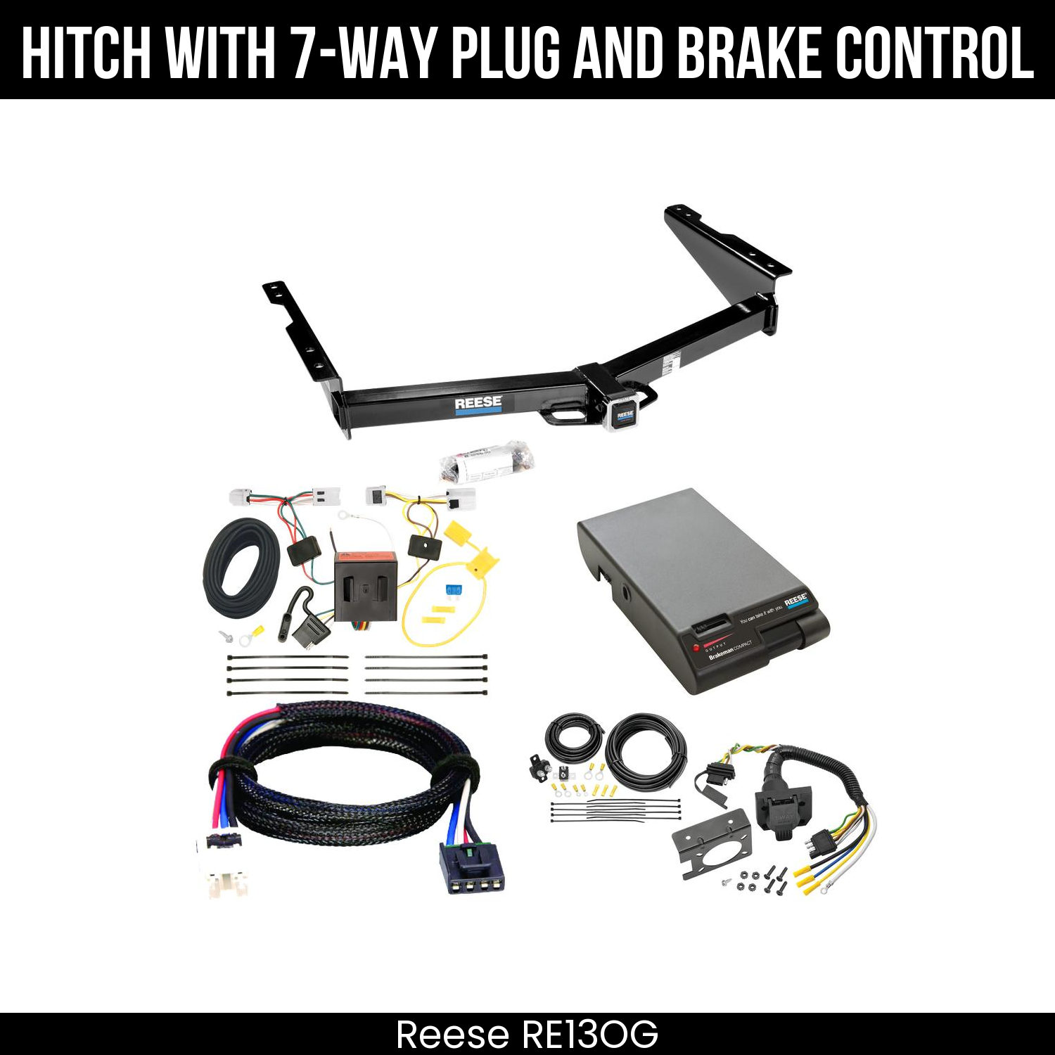 Trailer Hitch , 7-Way , Reese Brakeman Brake Control