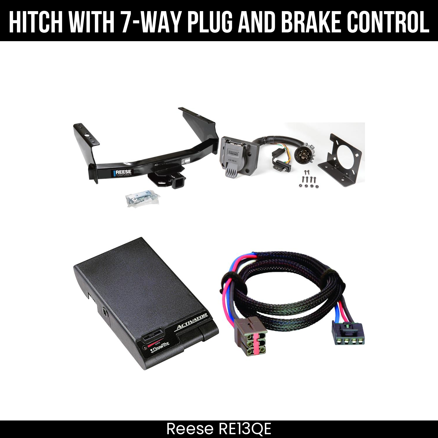 Trailer Hitch , 7-Way , Draw-Tite Activator Brake Control