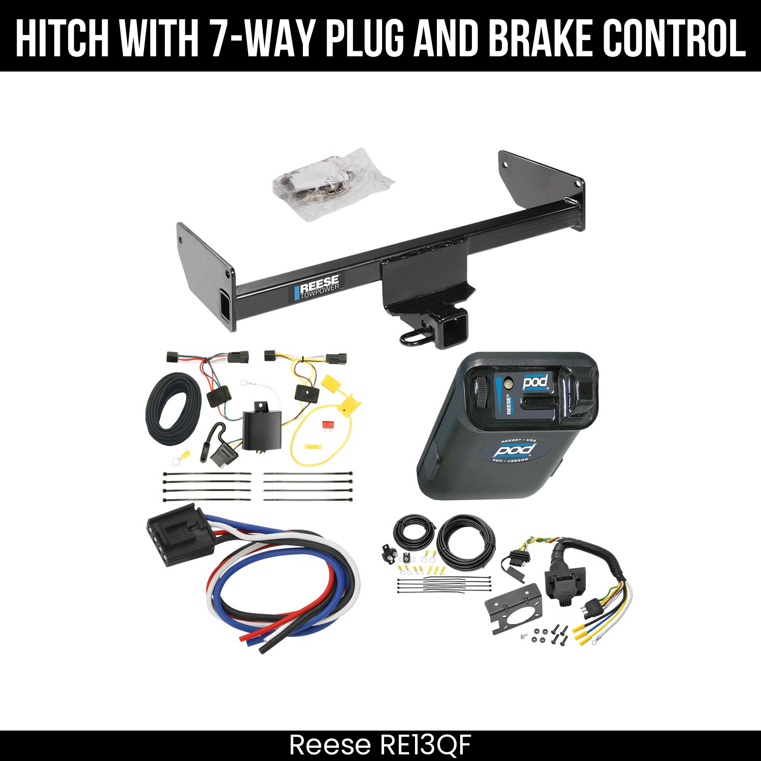 Trailer Hitch , 7-Way , Reese POD Brake Control