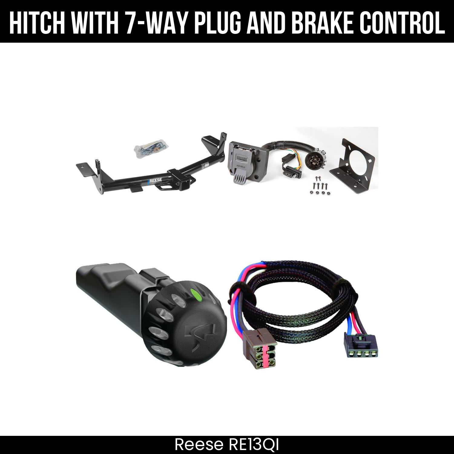 Trailer Hitch , 7-Way , Tekonsha Voyager iD Smart Brake Control