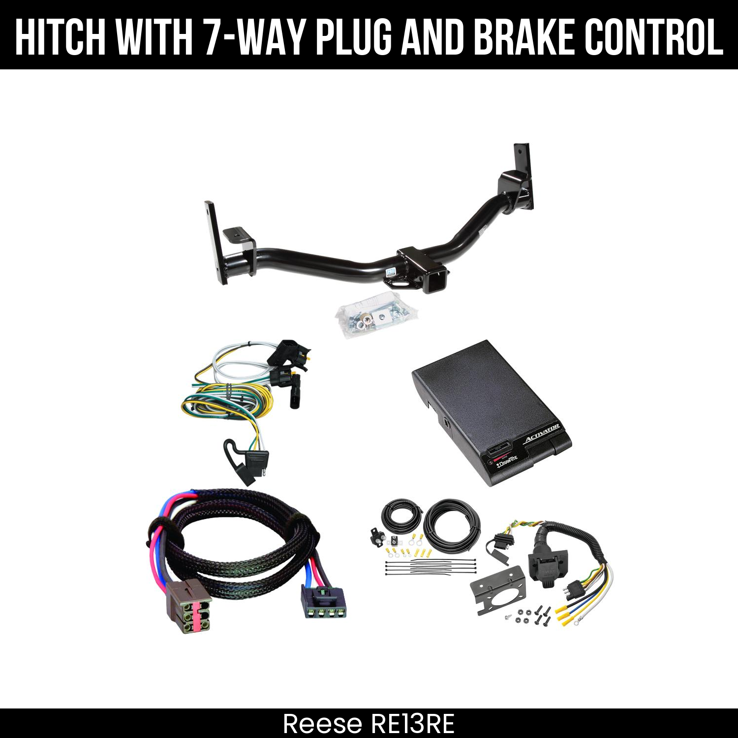 Trailer Hitch , 7-Way , Draw-Tite Activator Brake Control