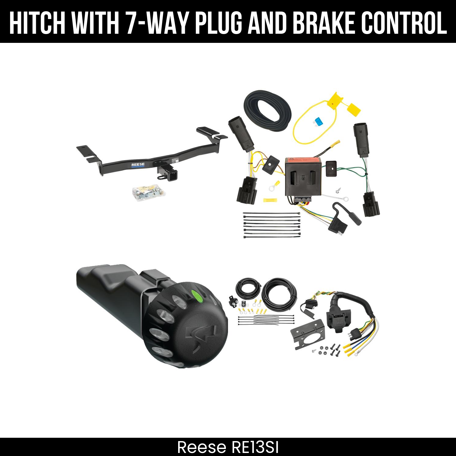 Trailer Hitch , 7-Way , Tekonsha Voyager iD Smart Brake Control