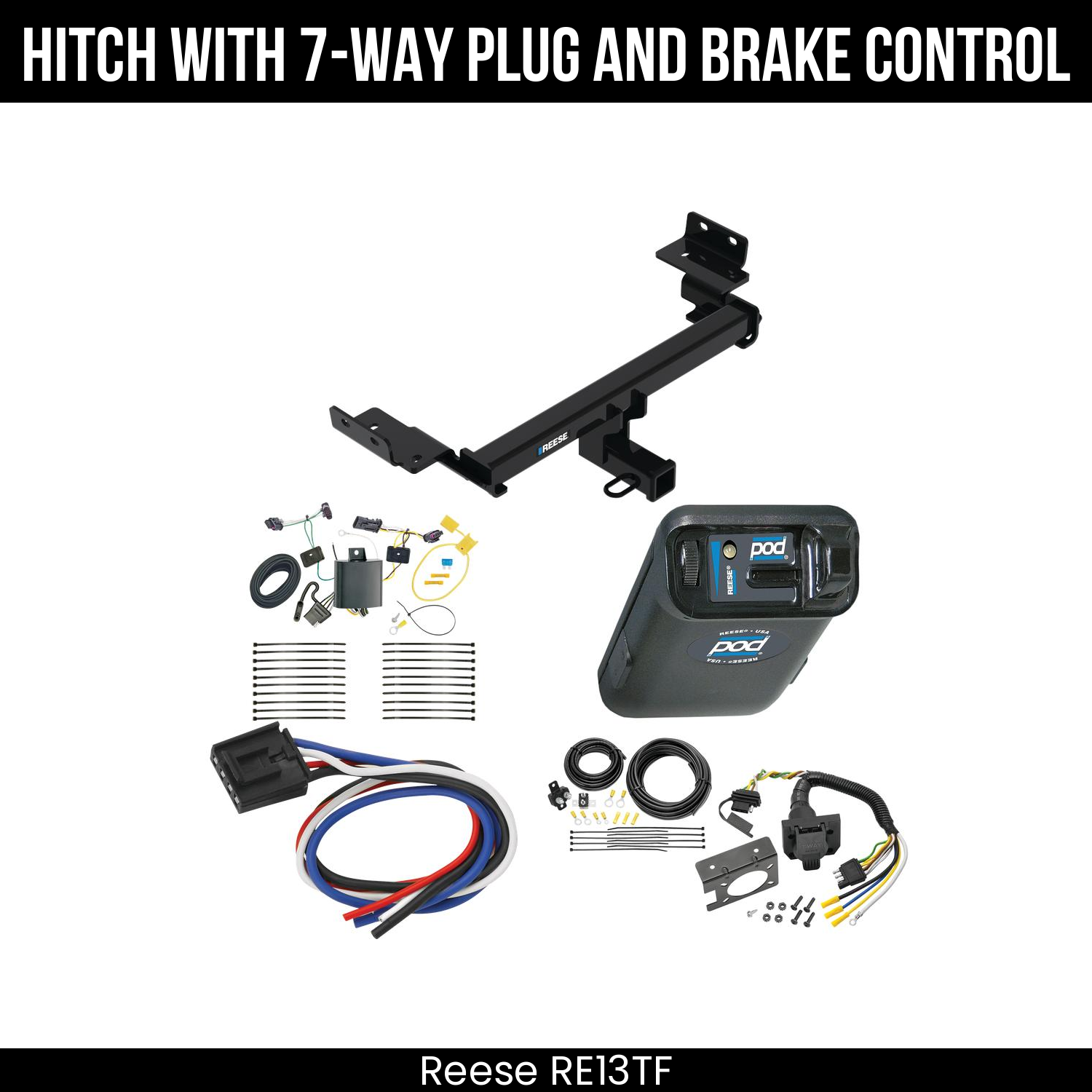 Trailer Hitch , 7-Way , Reese POD Brake Control