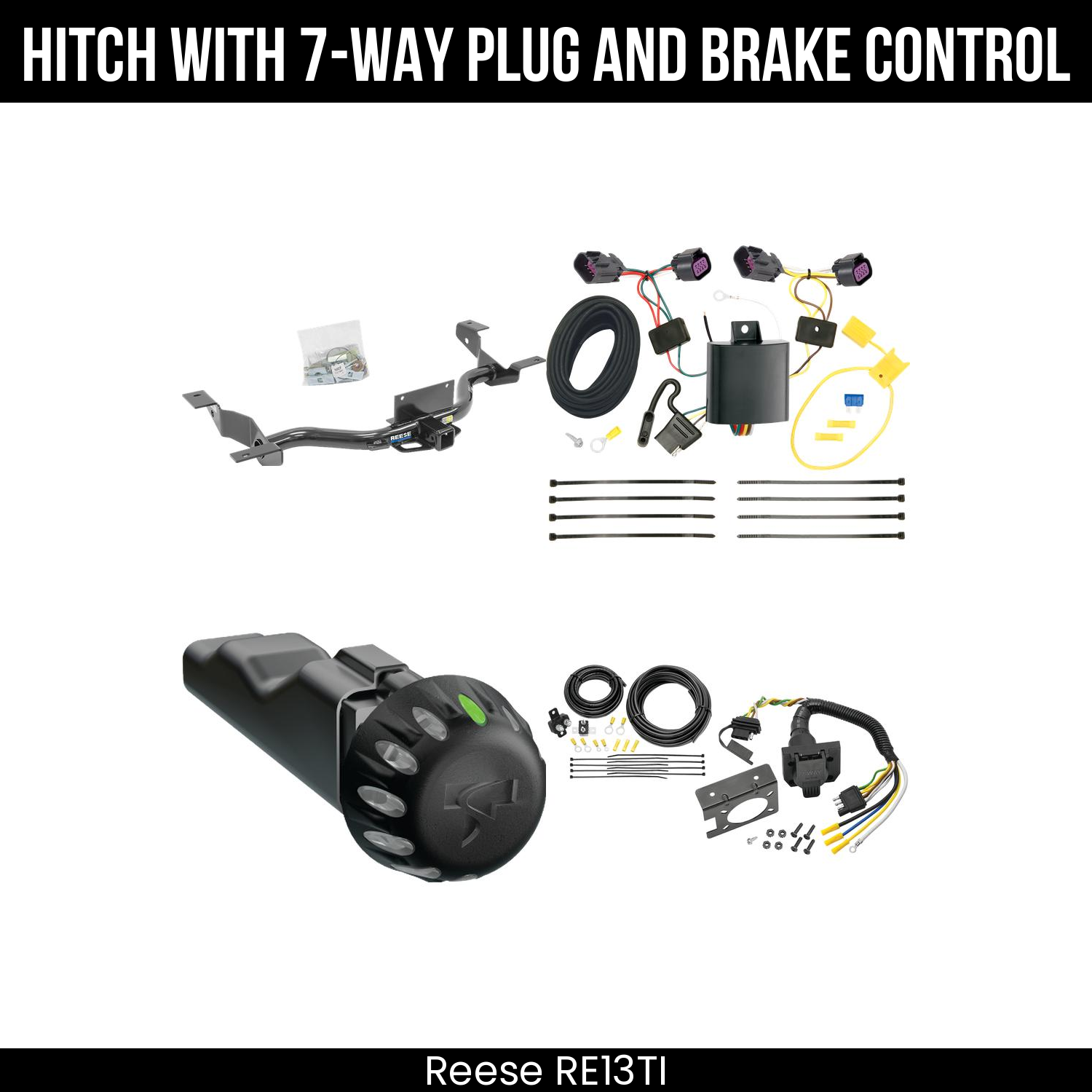 Trailer Hitch , 7-Way , Tekonsha Voyager iD Smart Brake Control