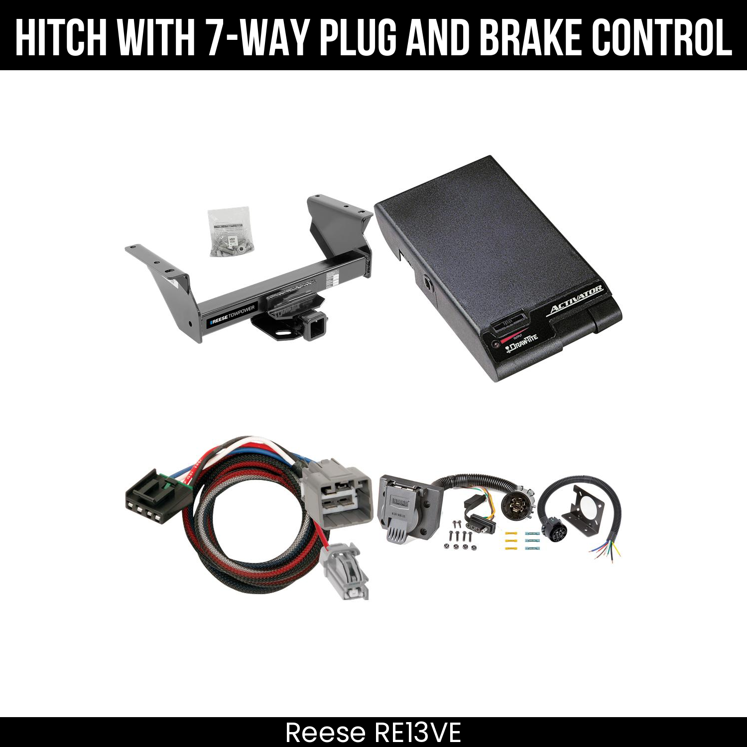 Trailer Hitch , 7-Way , Draw-Tite Activator Brake Control