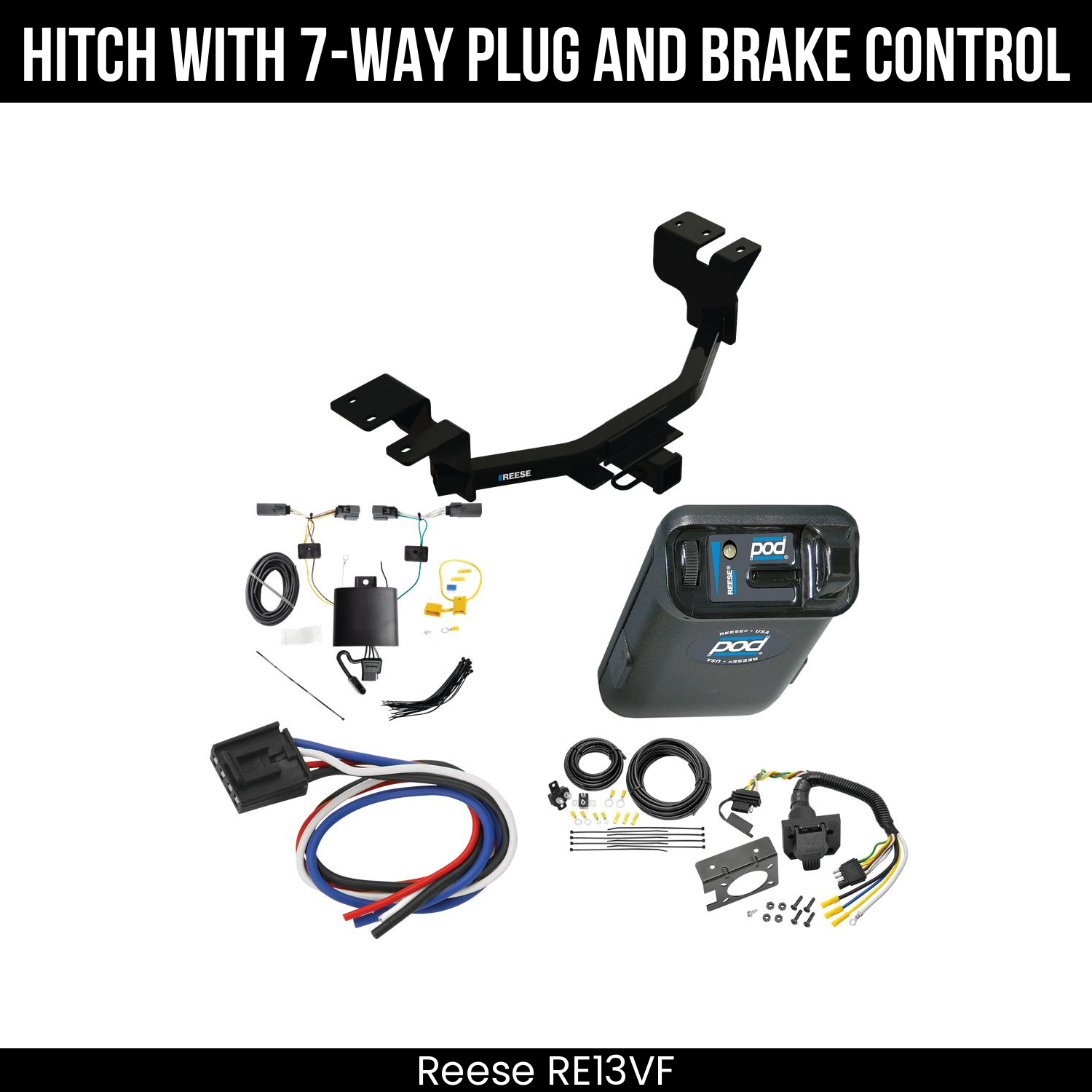 Trailer Hitch , 7-Way , Reese POD Brake Control