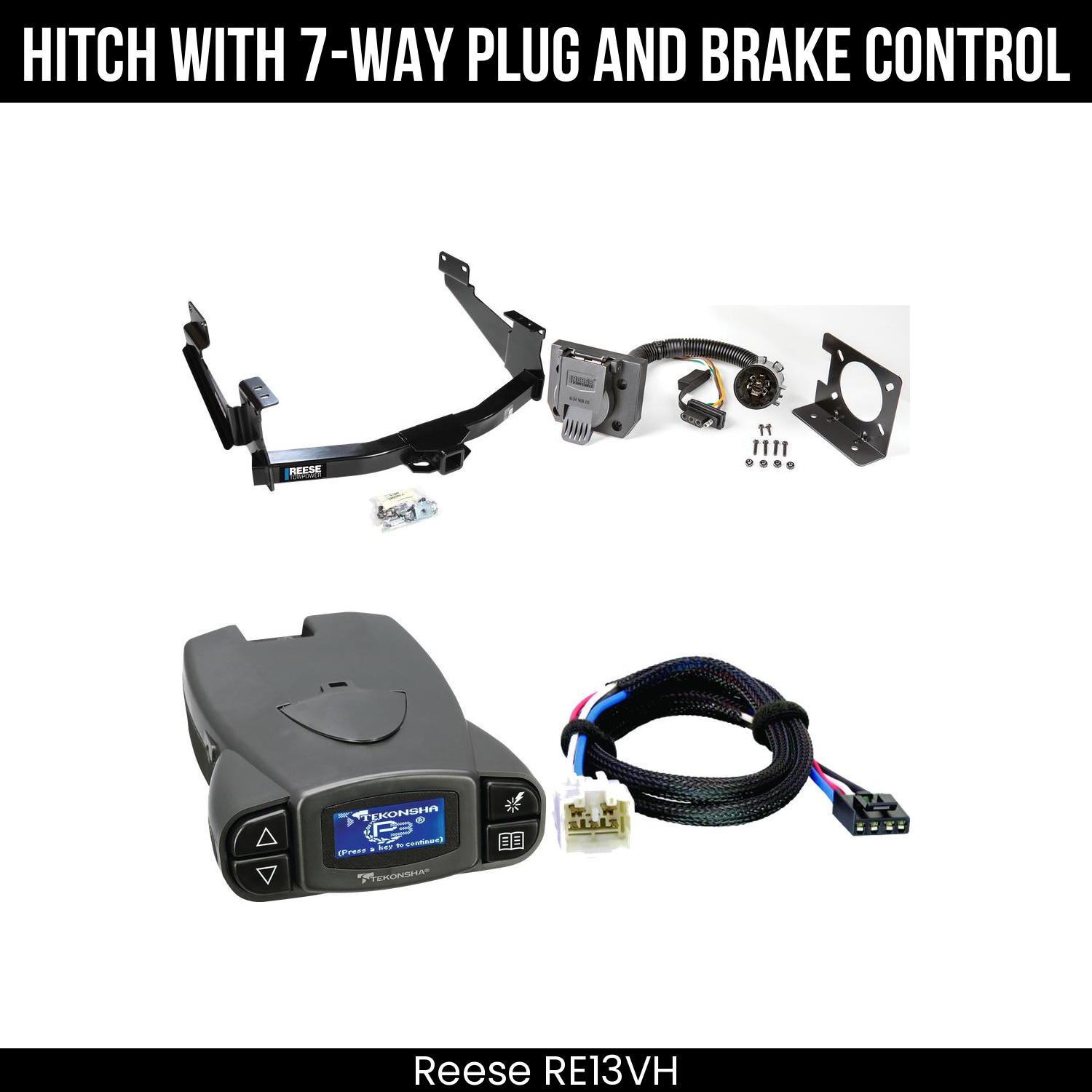 Trailer Hitch , 7-Way , Tekonsha Prodigy P3 Brake Control