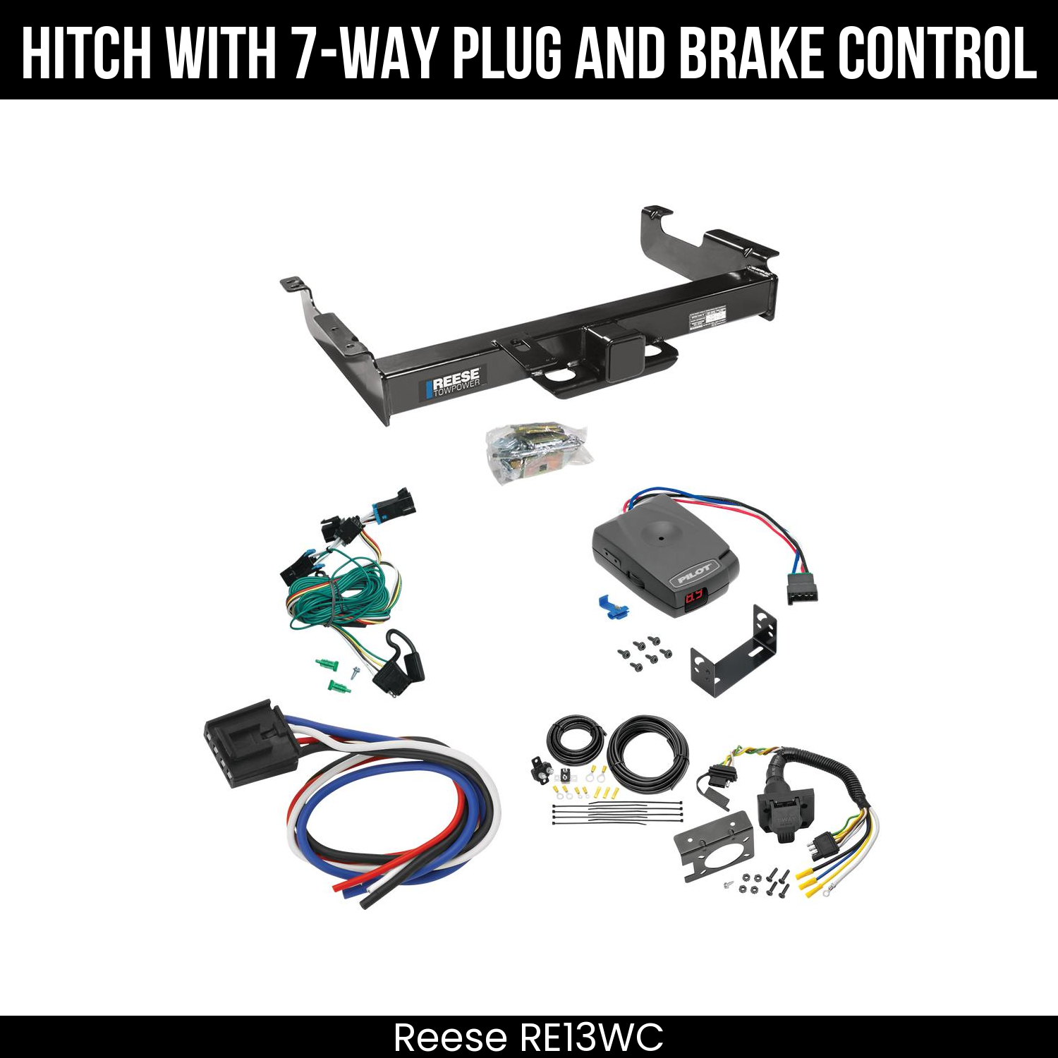 Trailer Hitch , 7-Way , Pro Series Pilot Brake Control
