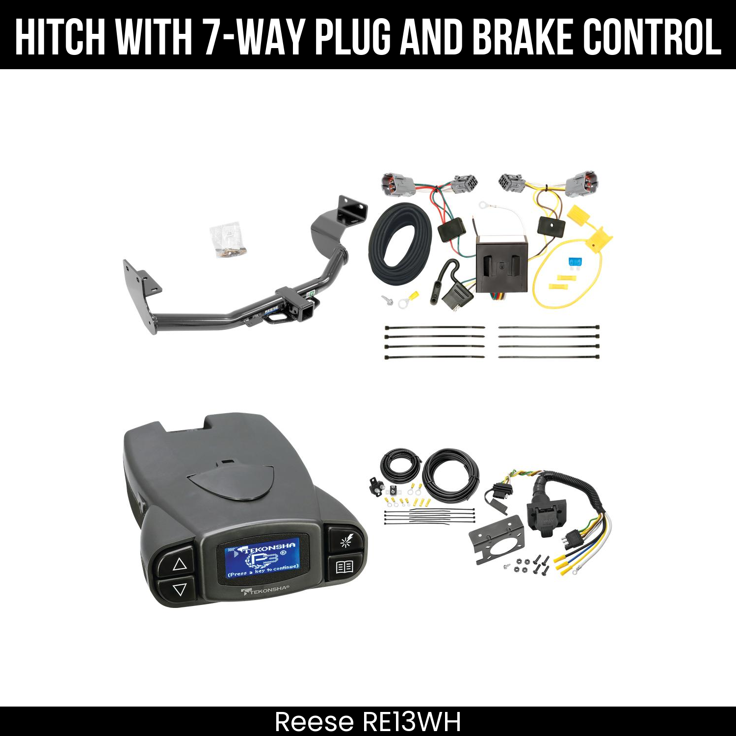 Trailer Hitch , 7-Way , Tekonsha Prodigy P3 Brake Control