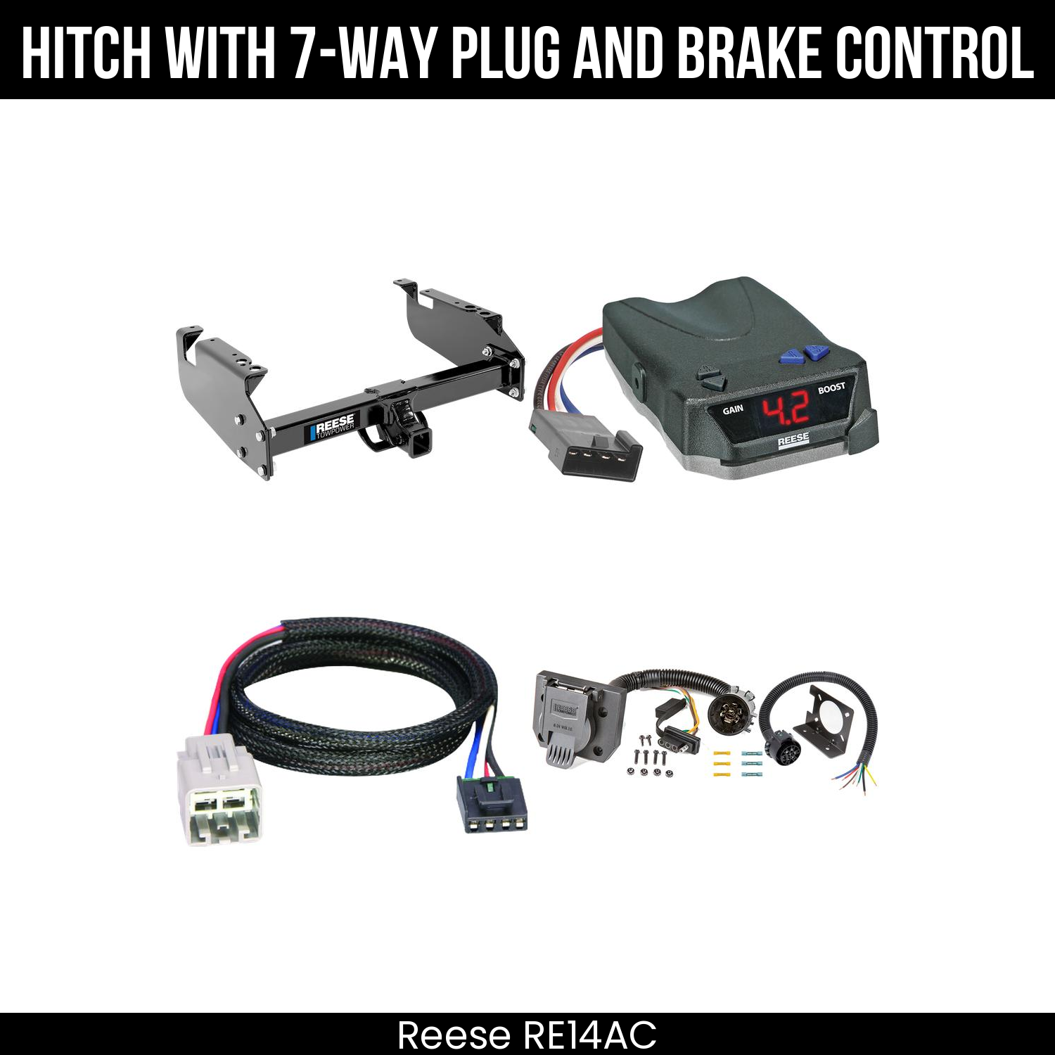 Trailer Hitch , 7-Way , Reese Brake EVN Control
