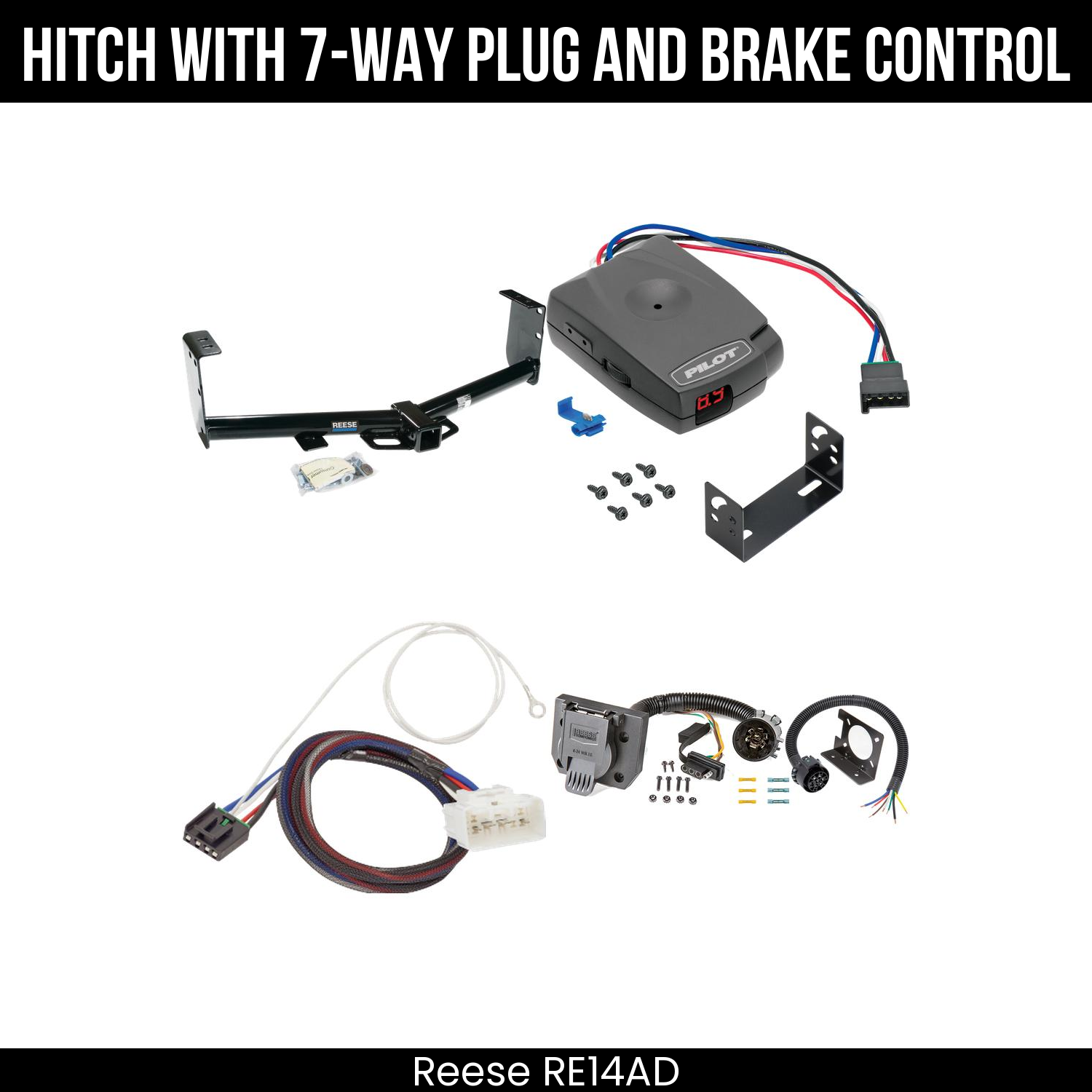Trailer Hitch , 7-Way , Pro Series Pilot Brake Control