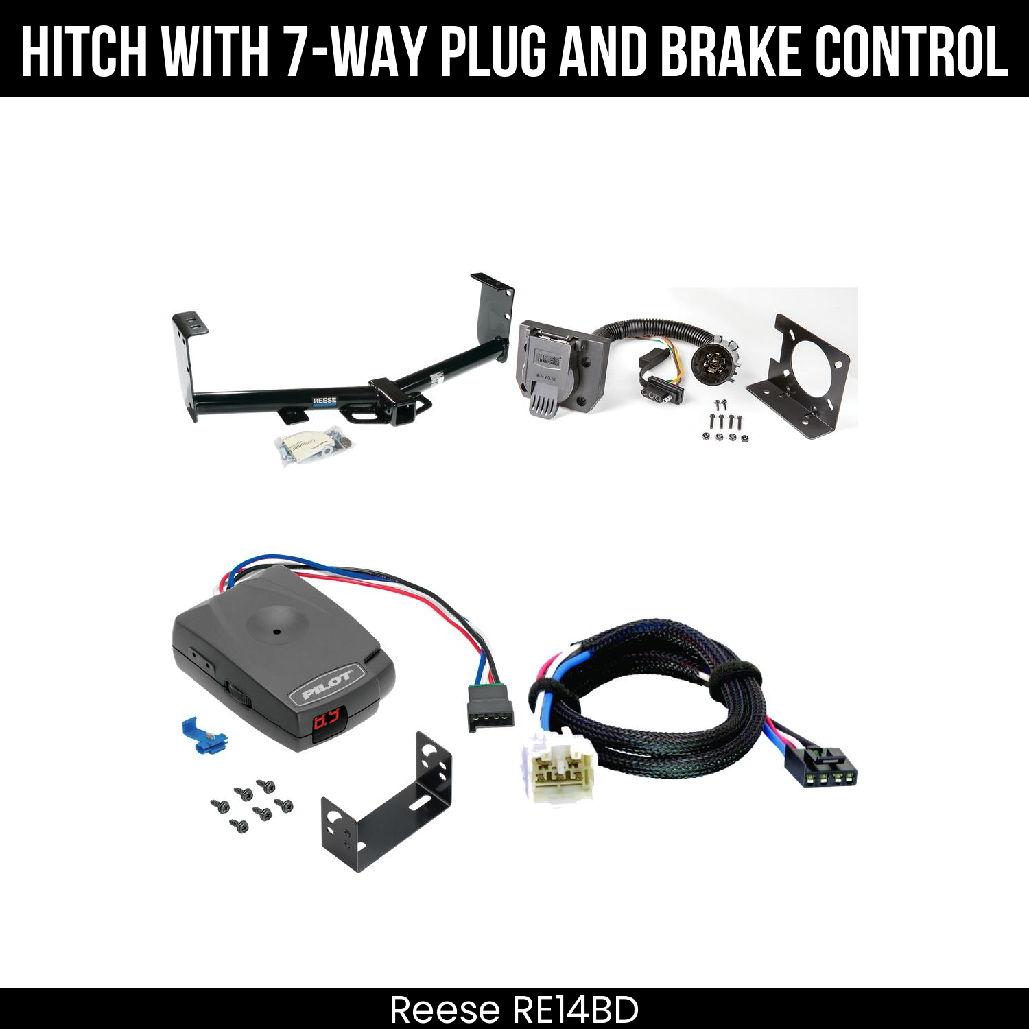 Trailer Hitch , 7-Way , Pro Series Pilot Brake Control