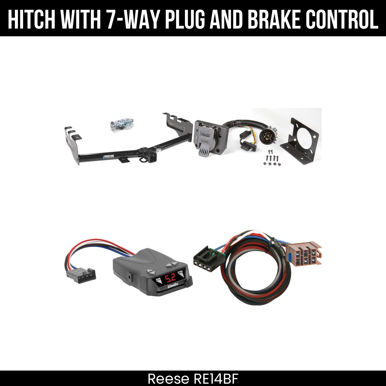Trailer Hitch , 7-Way , Draw-Tite Activator IV Brake Control