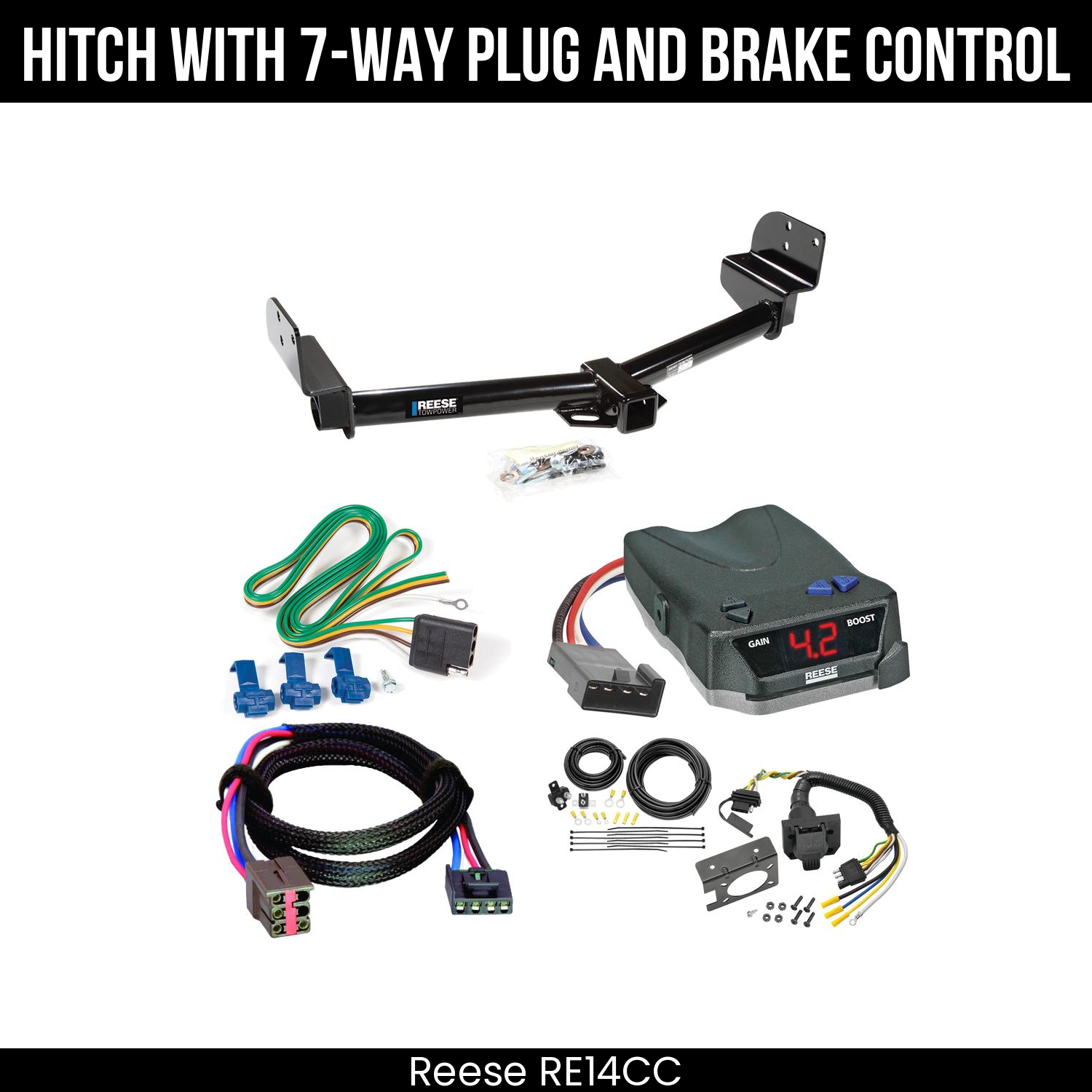 Trailer Hitch , 7-Way , Reese Brake EVN Control