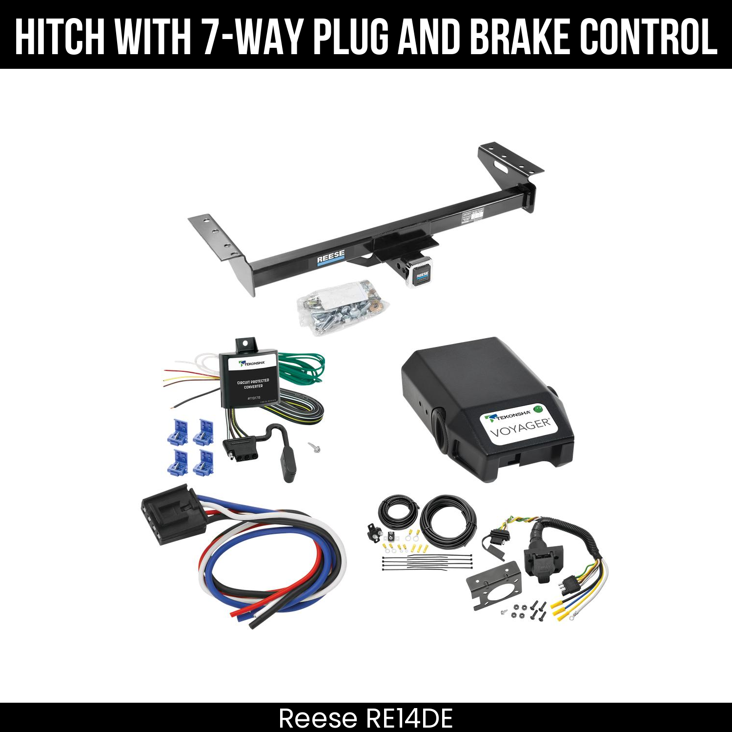 Trailer Hitch , 7-Way , Tekonsha Voyager Brake Control