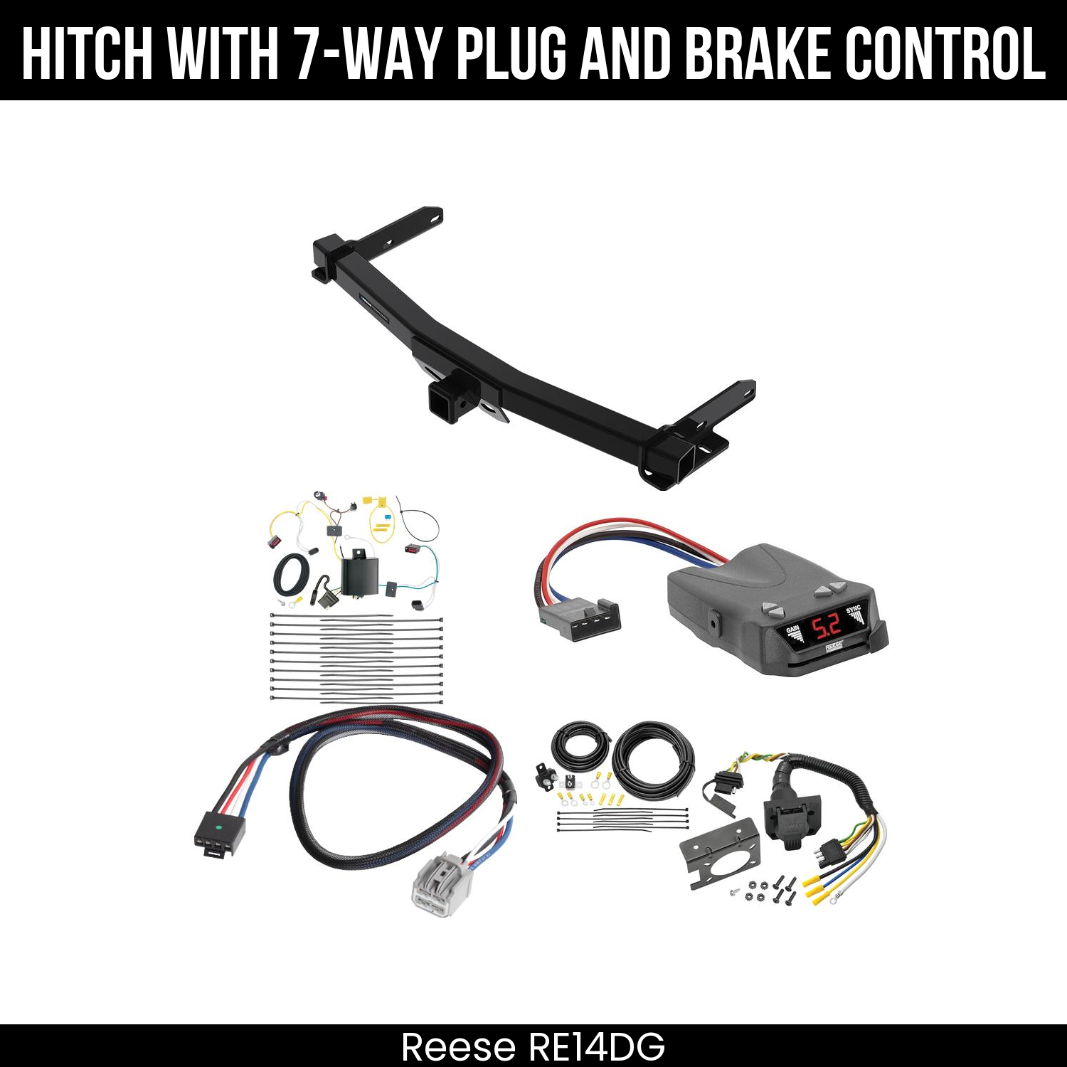 Trailer Hitch , 7-Way , Reese Brakeman IV Brake Control
