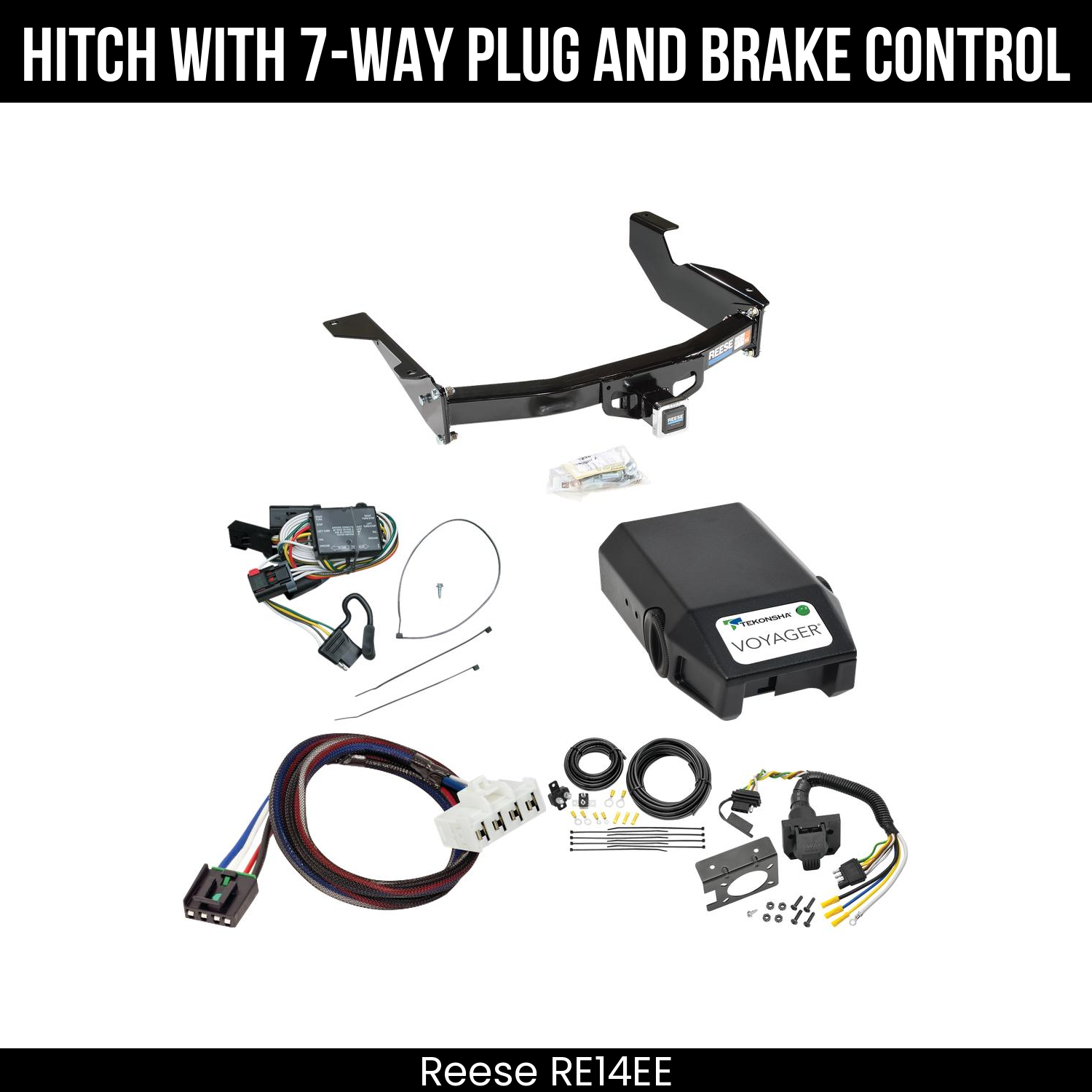 Trailer Hitch , 7-Way , Tekonsha Voyager Brake Control