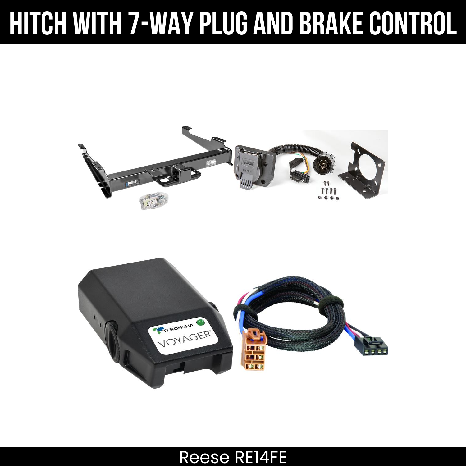 Trailer Hitch , 7-Way , Tekonsha Voyager Brake Control