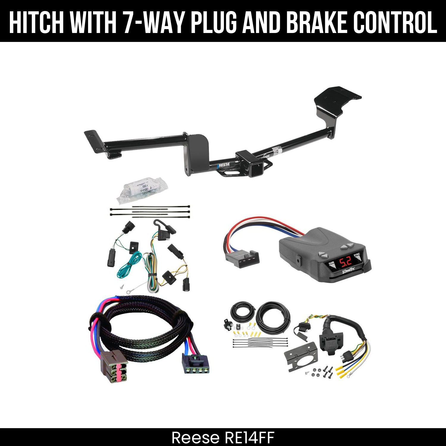 Trailer Hitch , 7-Way , Draw-Tite Activator IV Brake Control
