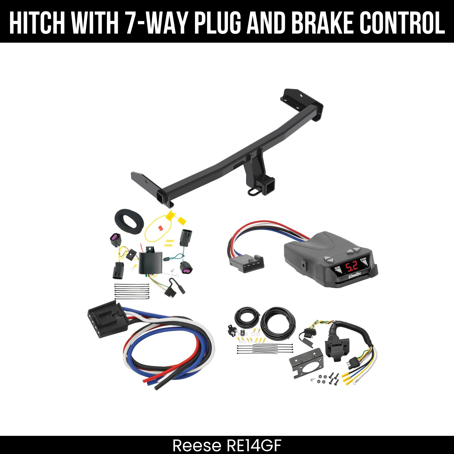 Trailer Hitch , 7-Way , Draw-Tite Activator IV Brake Control
