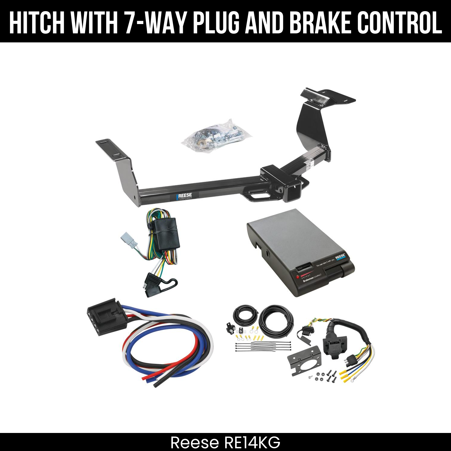 Trailer Hitch , 7-Way , Reese Brakeman Brake Control