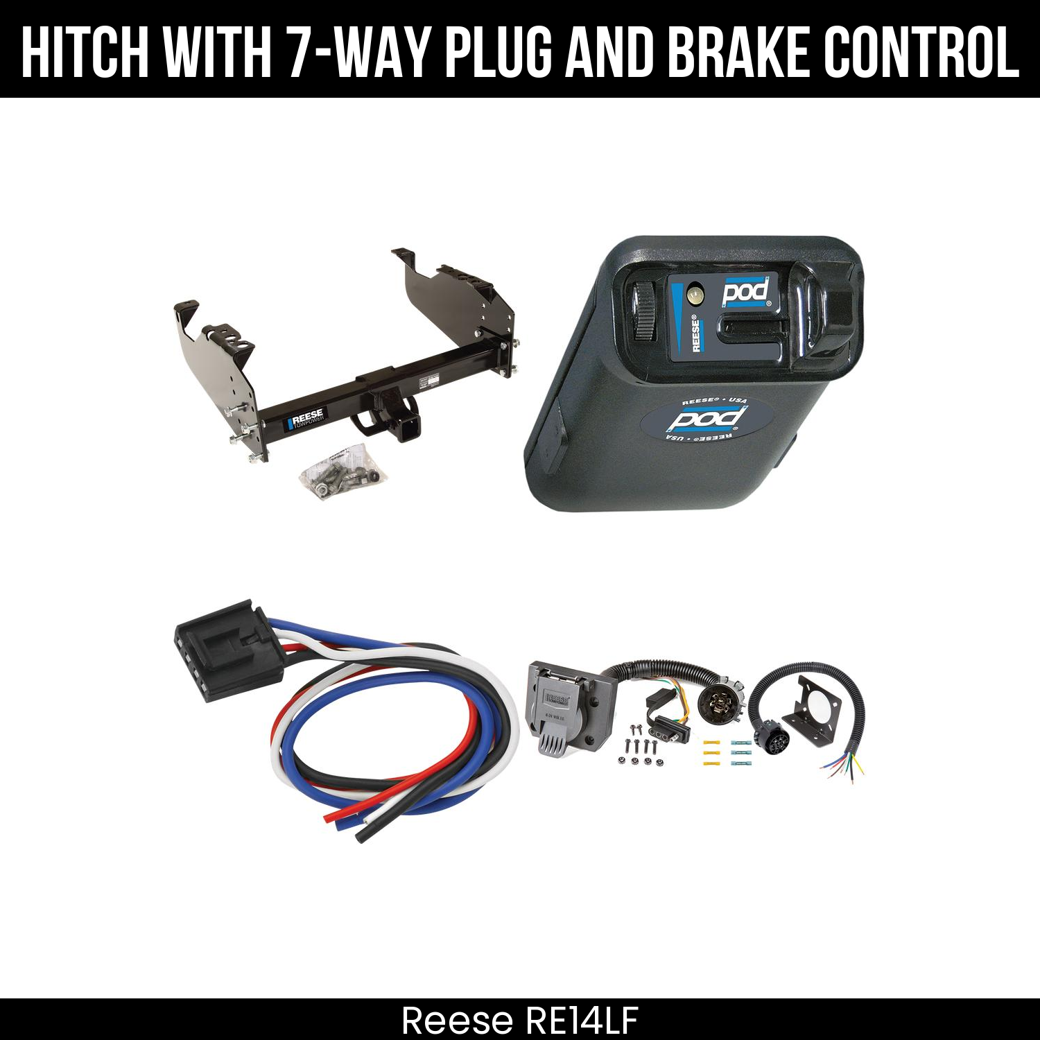 Trailer Hitch , 7-Way , Reese POD Brake Control