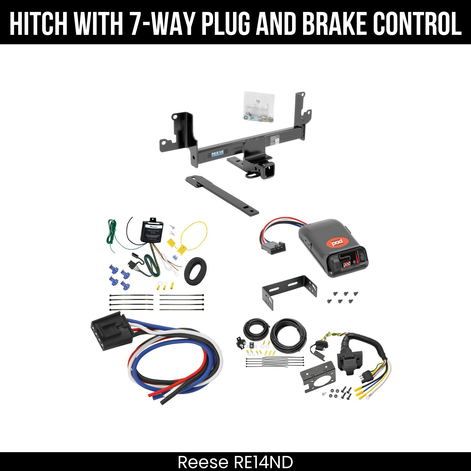 Trailer Hitch , 7-Way , Pro Series POD Brake Control